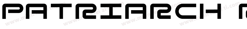 Patriarch Regular字体转换